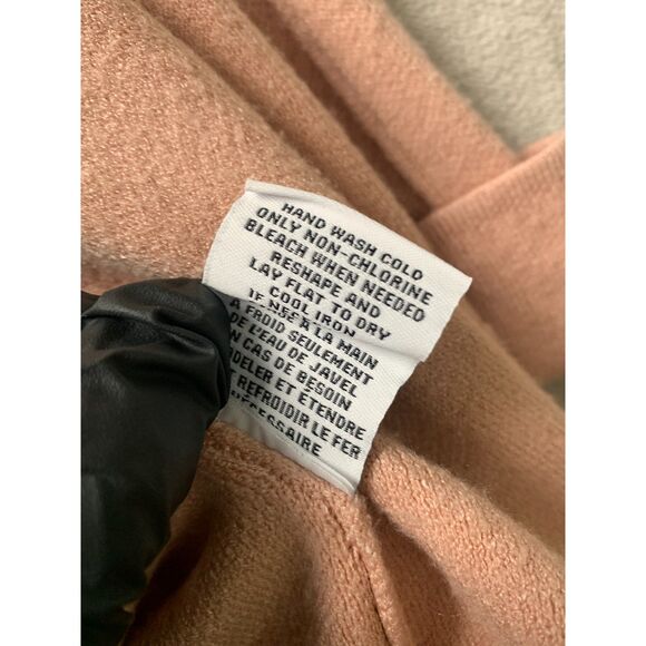MAGASCHONI COZYCORE CARDIGAN SWEATER WOMENS Size LARGE in SHELL BLUSH PINK 93178 - Picture 4 of 8